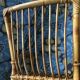Vintage wicker and rattan children's armchair