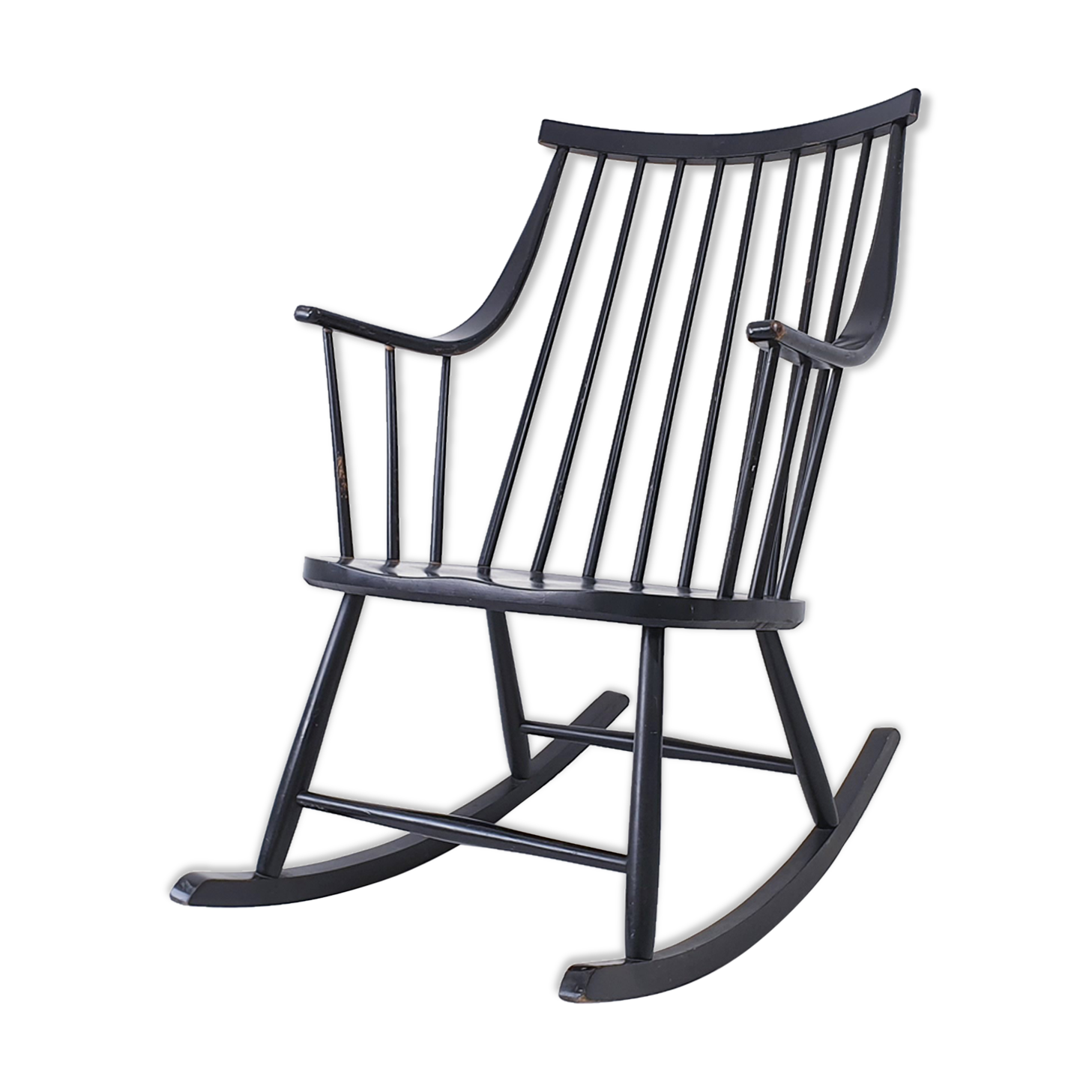 Scandinavian rocking black