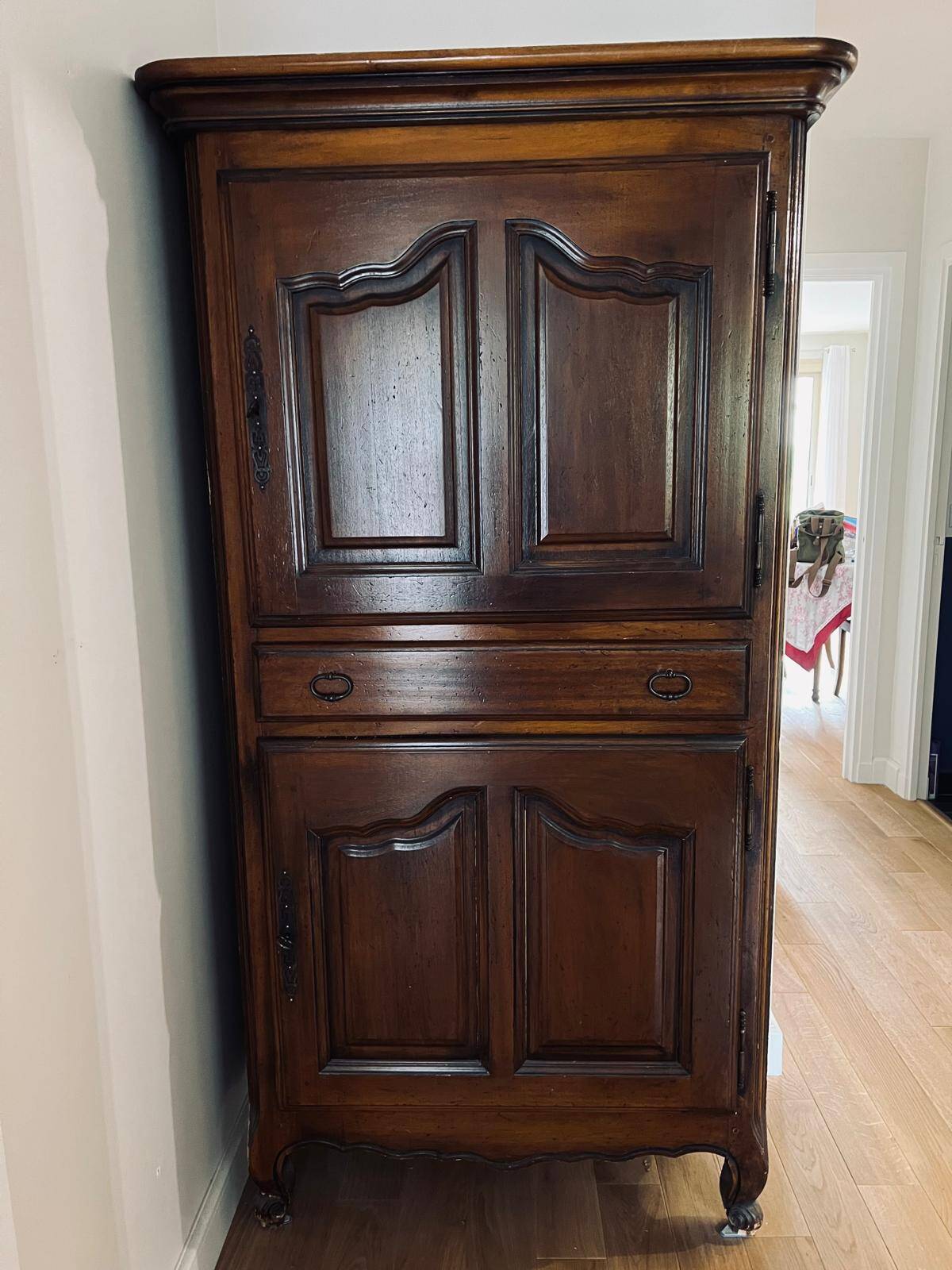 Small wooden wardrobe