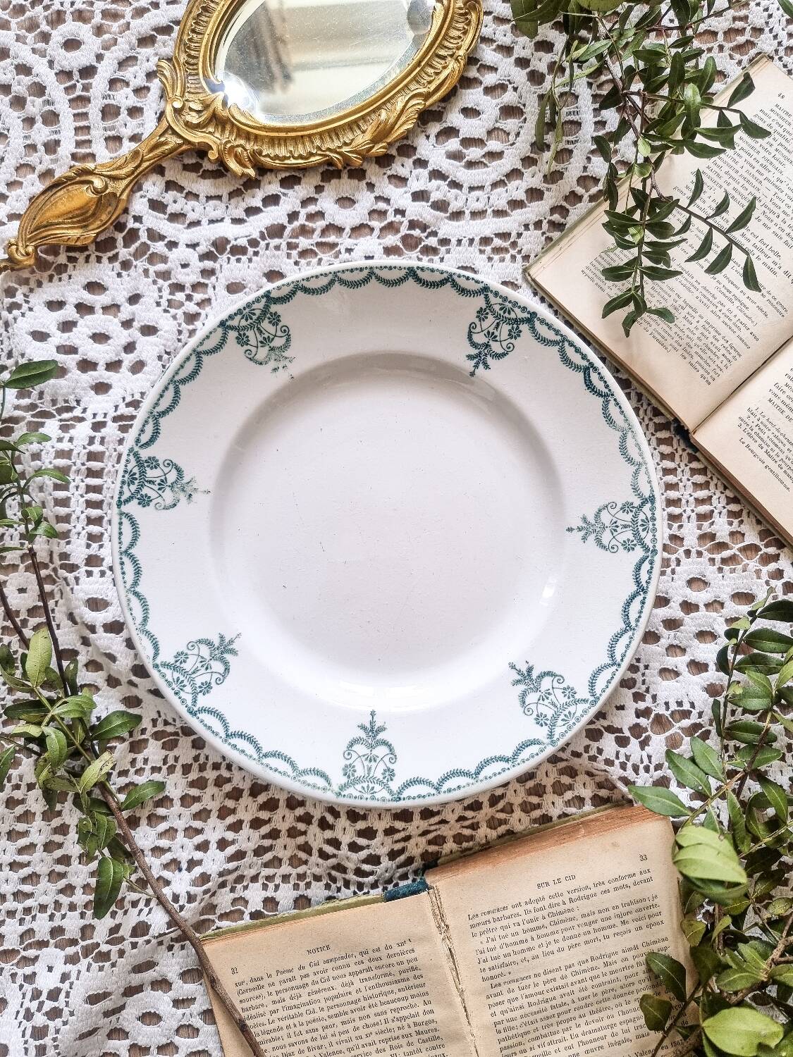 6 semi-deep ironstone plates