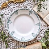 6 assiettes semi-creuse en terre de fer