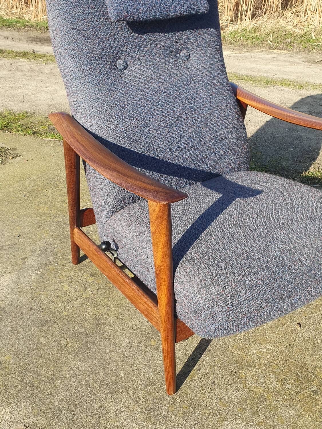 Vintage Norwegian design chair Combi Star Arnt lande Stokke recliner