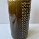 Vase "Kub 6" in olive green ceramic by Gunnar Nylund for Rörstrand, year
