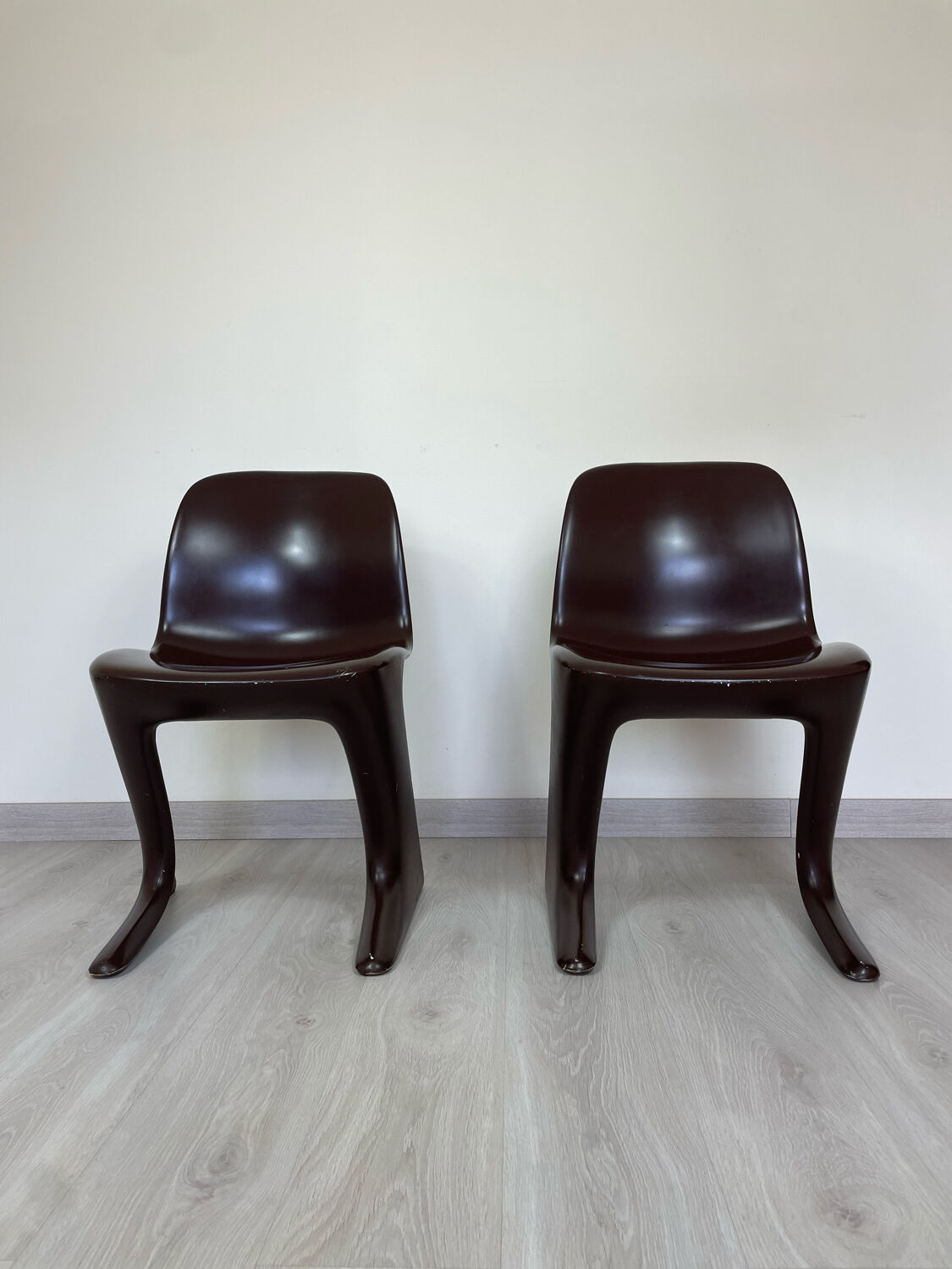 2 Chaises ‘ Z chair ‘ de Ernst Moëckel