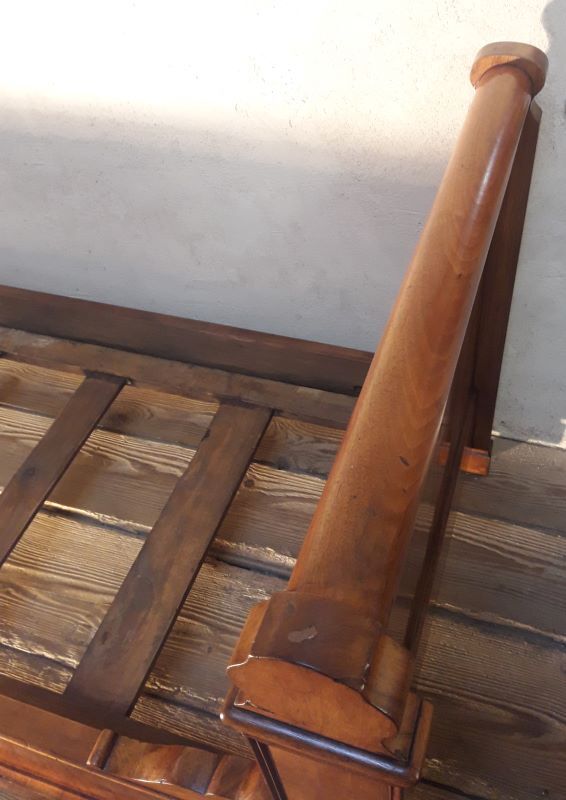 Louis philippe bed in walnut