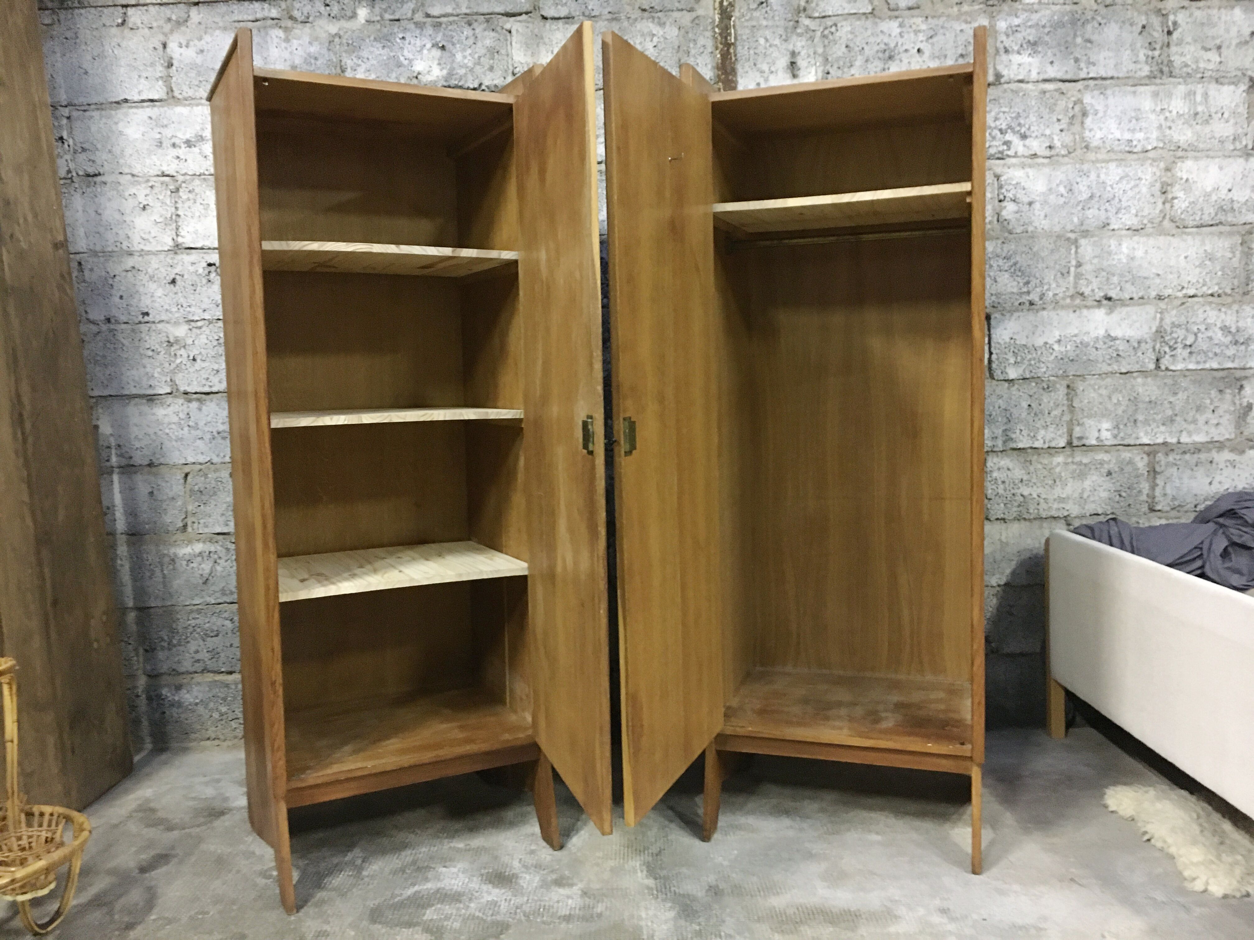 Pair of university wardrobes
