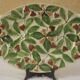 Large ancient dish “decor of chestnuts”