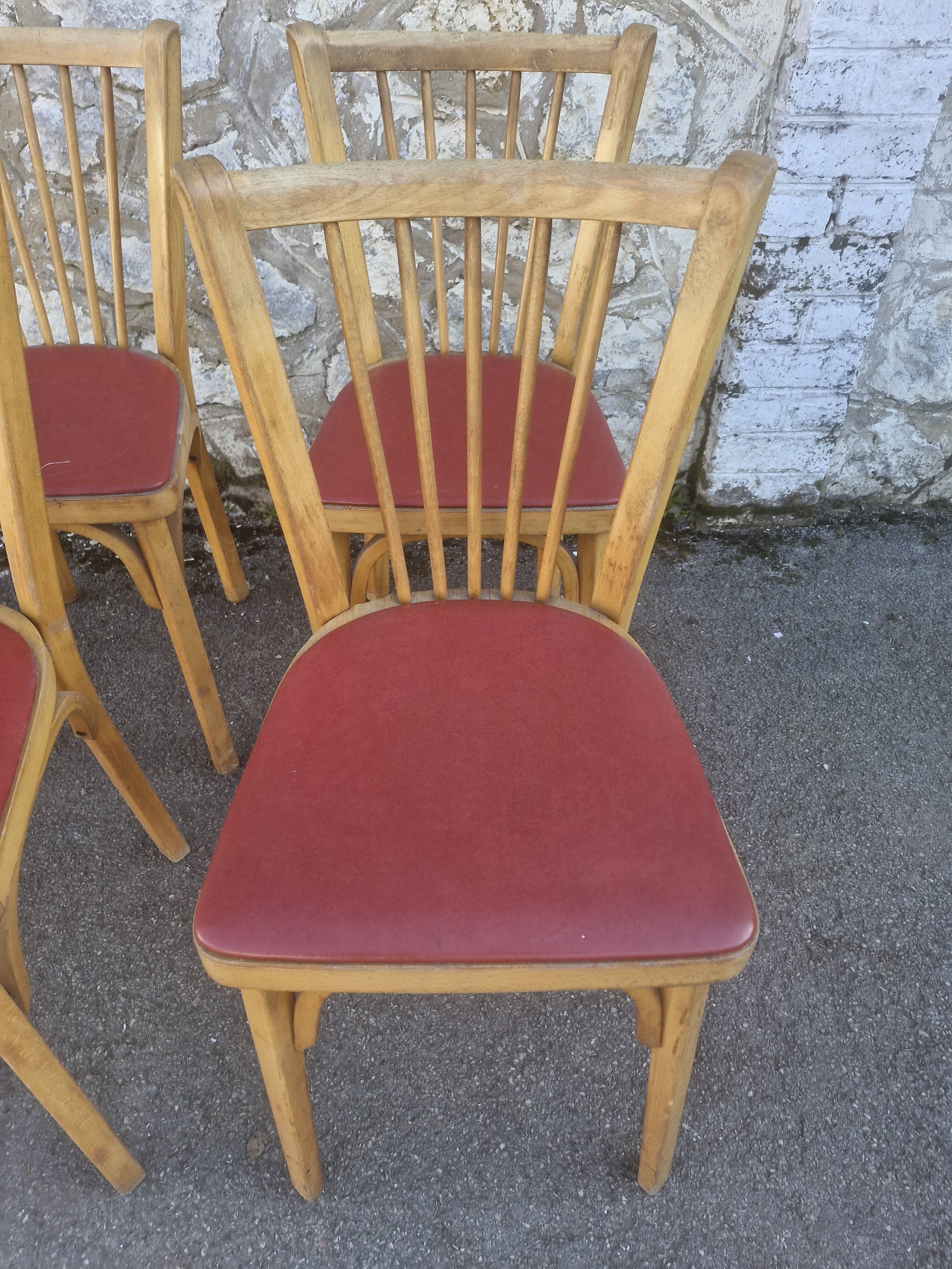 4 Baumann chairs