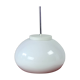 Grand plafonnier en opaline blanche, Tchécoslovaquie, années 1960