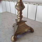 Old brass chandelier