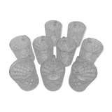 9 Arcoroc crystal bocks