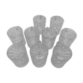 Set de 9 bocks en cristal Arcoroc