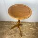 Solid wood tripod pedestal table 1900