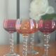 Verres à liqueur en verre soufflé