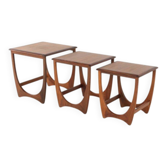 G-Plan Fresco nesting tables 'Dogmersfield' - teak mid century modern