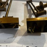 Pair of articulated wall sconces - Georges W Hansen Metalart - 1950 -