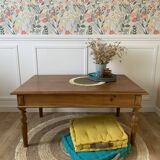 Large solid wood coffee table