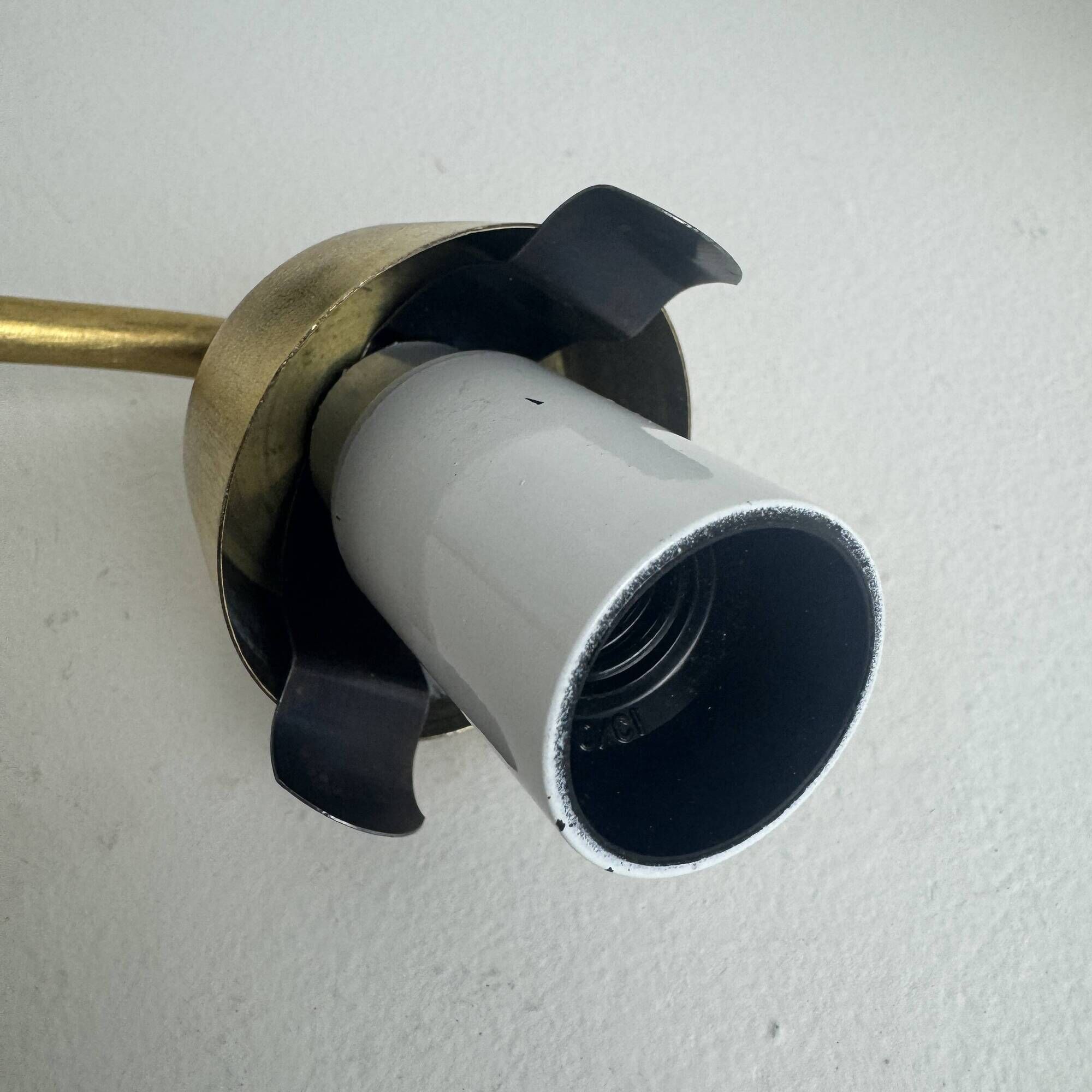 PAIR OF VINTAGE OVOID WALL LIGHTS