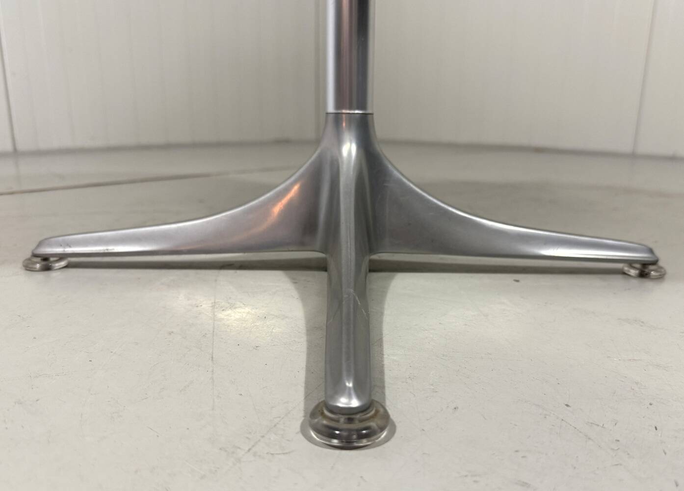 aluminium stool hocker by COR Germnany 1970,s