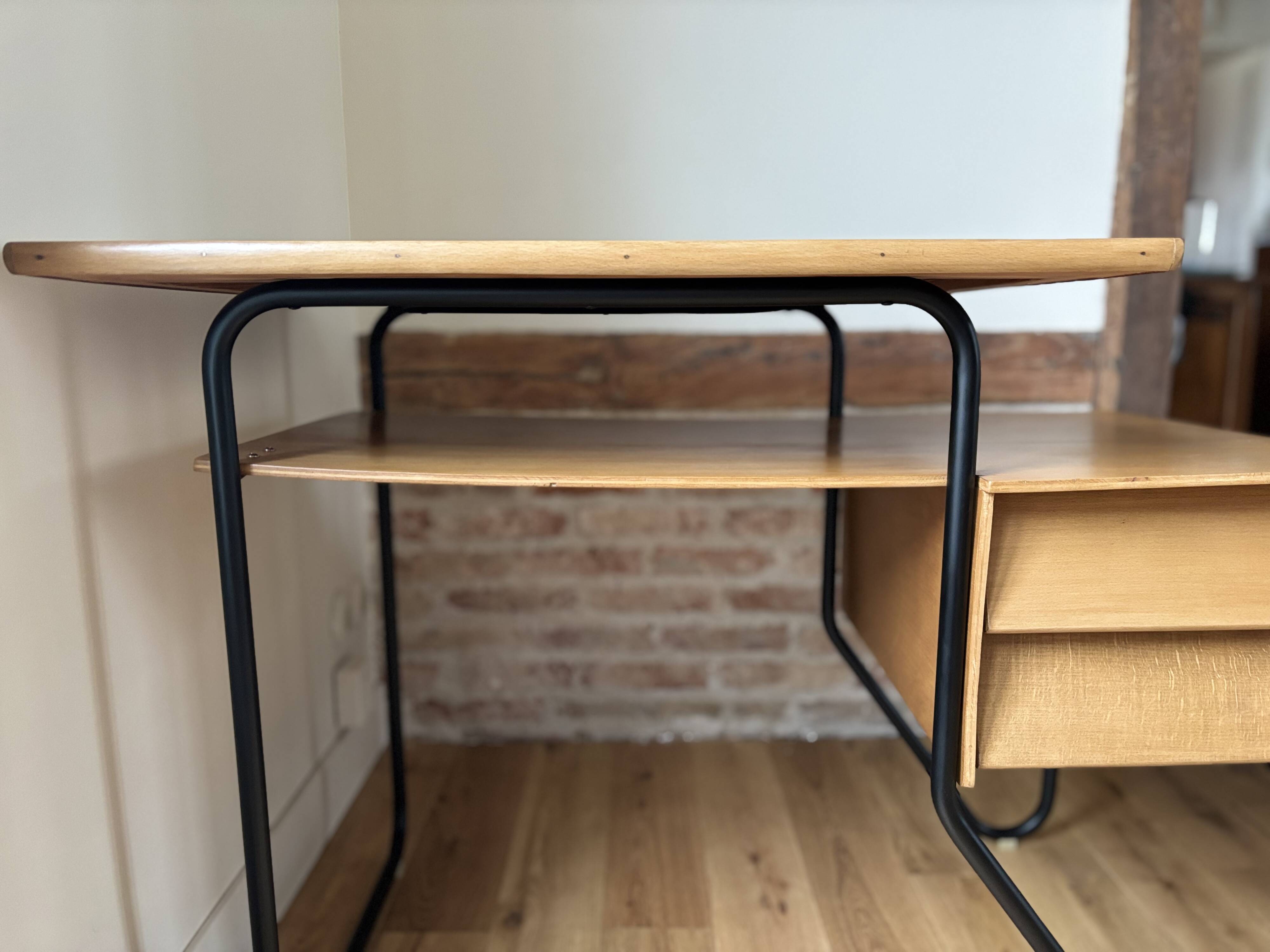 Modernist children's desk and chair