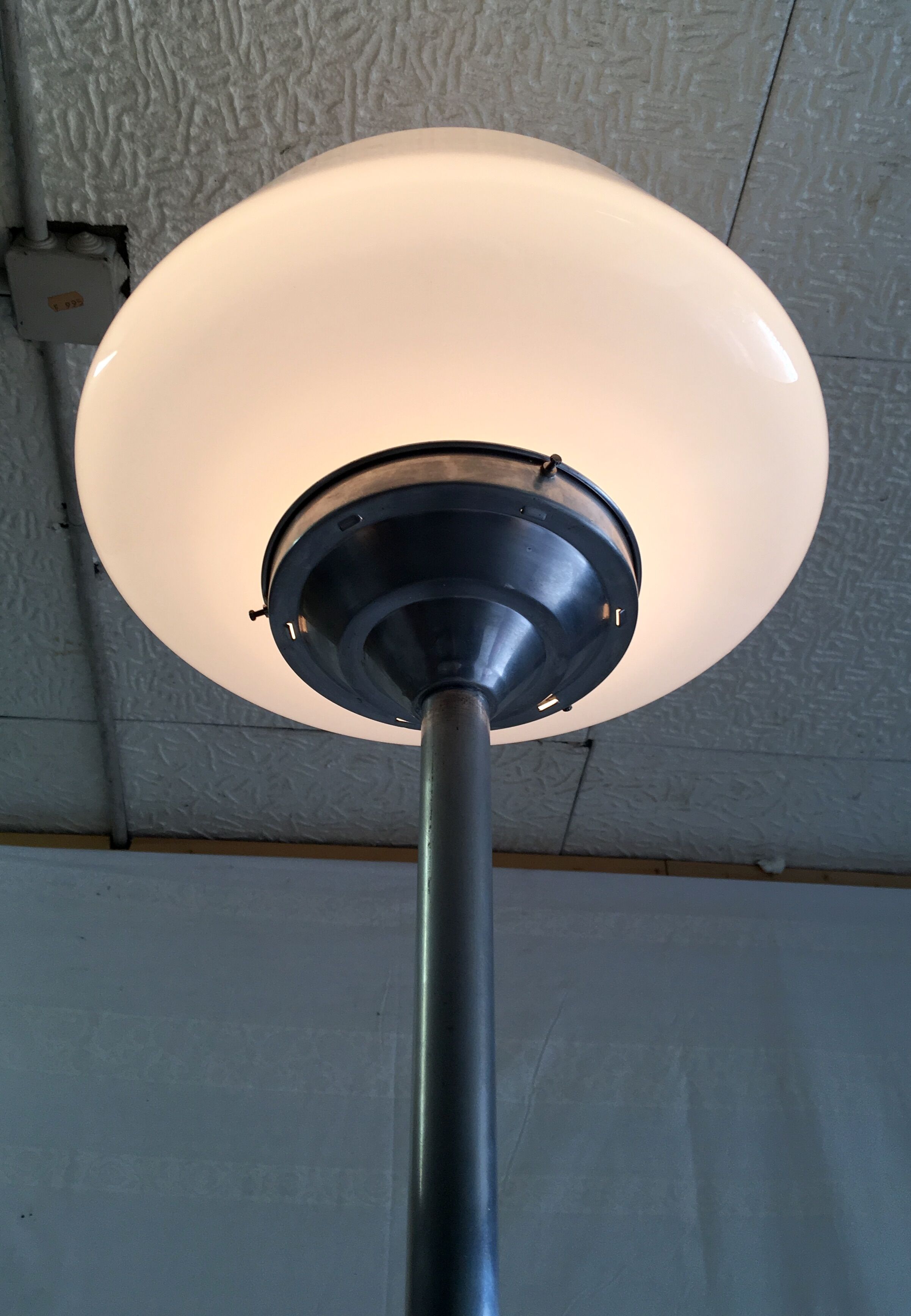 Floorlamp opaline, 50s