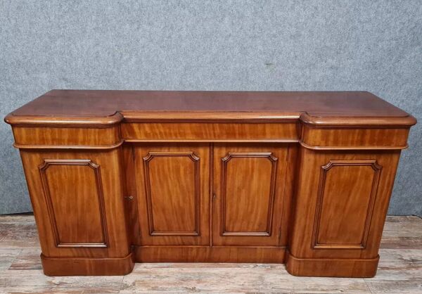 Buffet Anglais en enfilade époque Napoléon III en acajou blond vers 1850