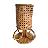 Bamboo bedside lamp and canning