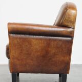 Fauteuil en cuir de mouton