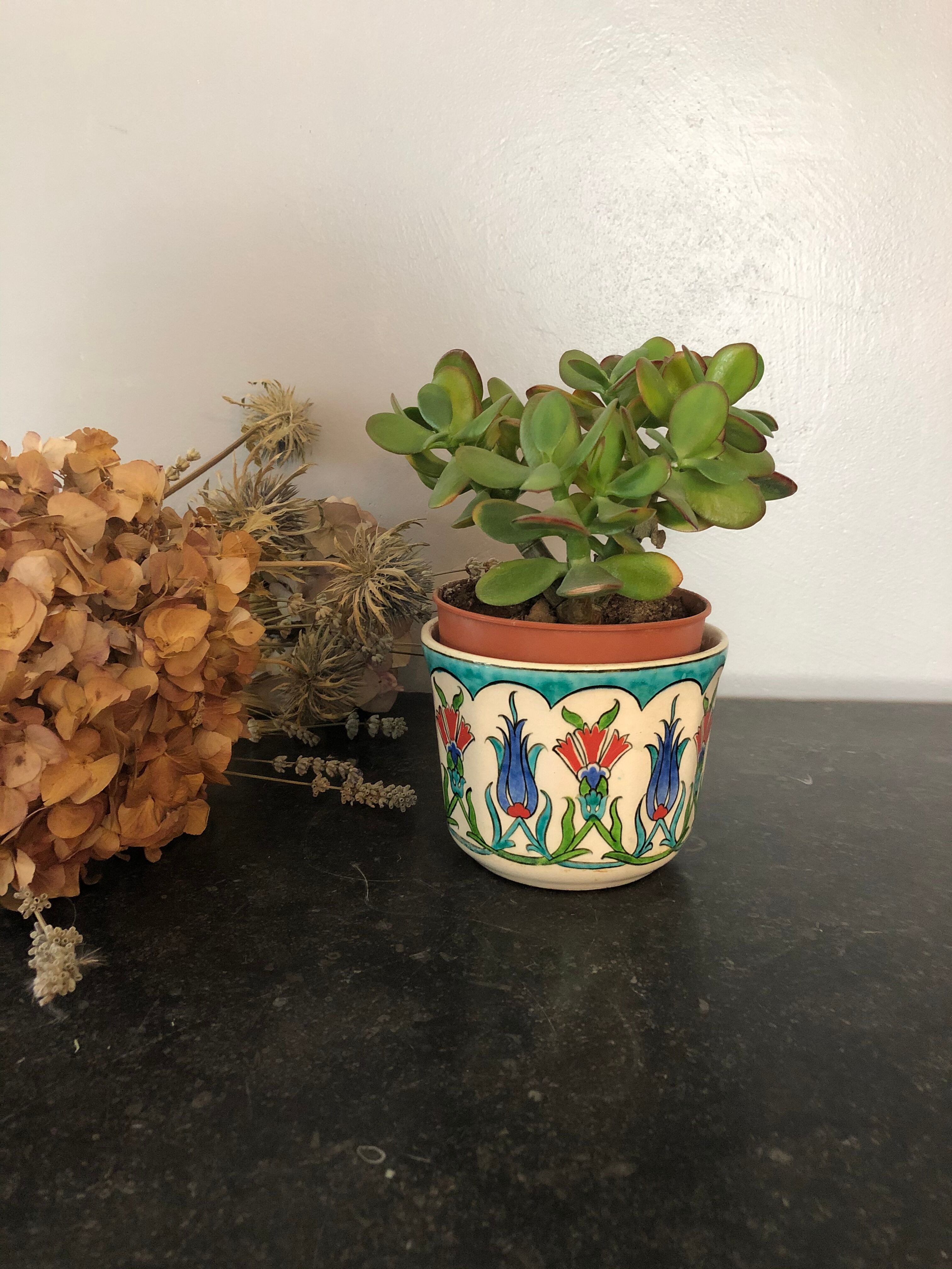 Ancient earthenware pot cover
