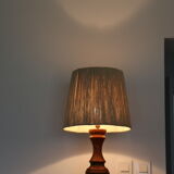 Wood lamp with rope shade 640mm