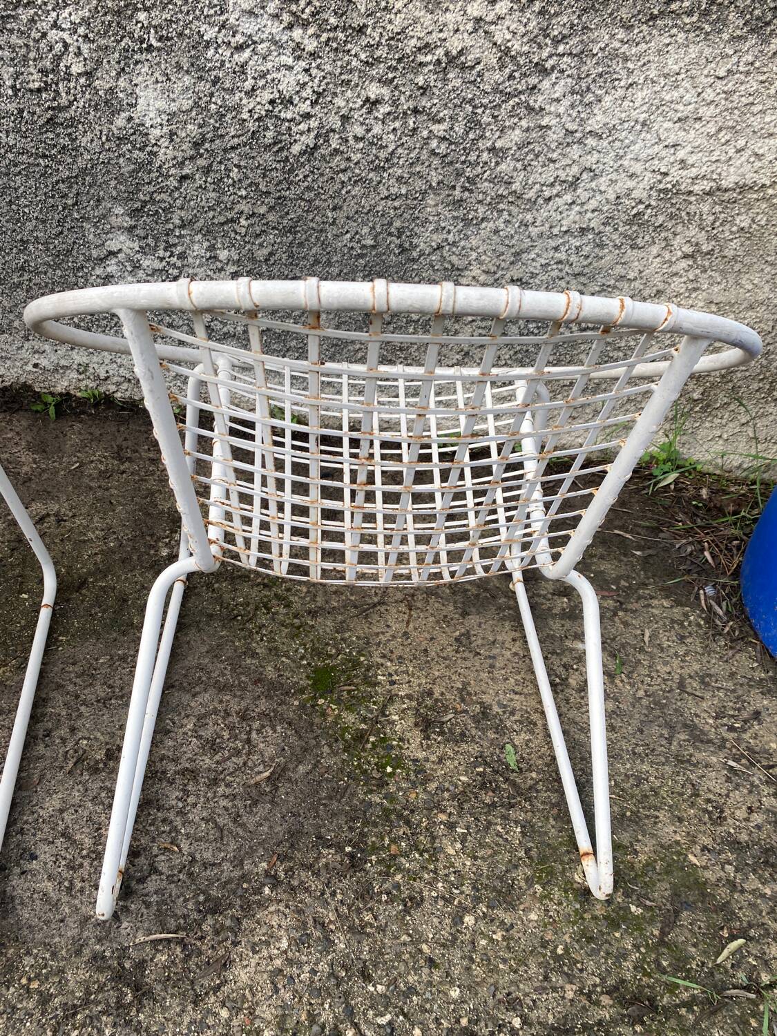 Designer metal chairs