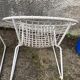 Designer metal chairs