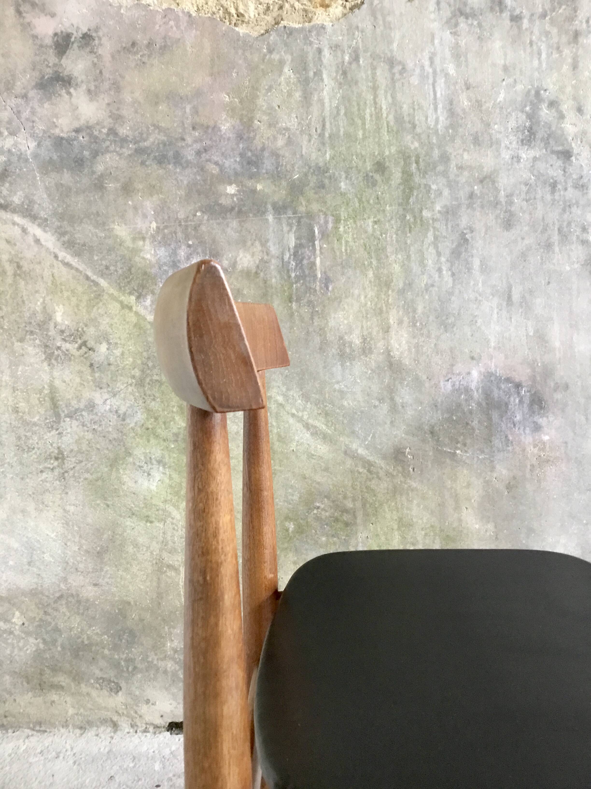 Pair of Scandinavian chairs by Hans Olsen for Frem Rojle - 1960s