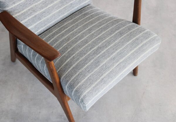 Ensemble de 2 fauteuils vintage   fauteuils   années 1960   teck