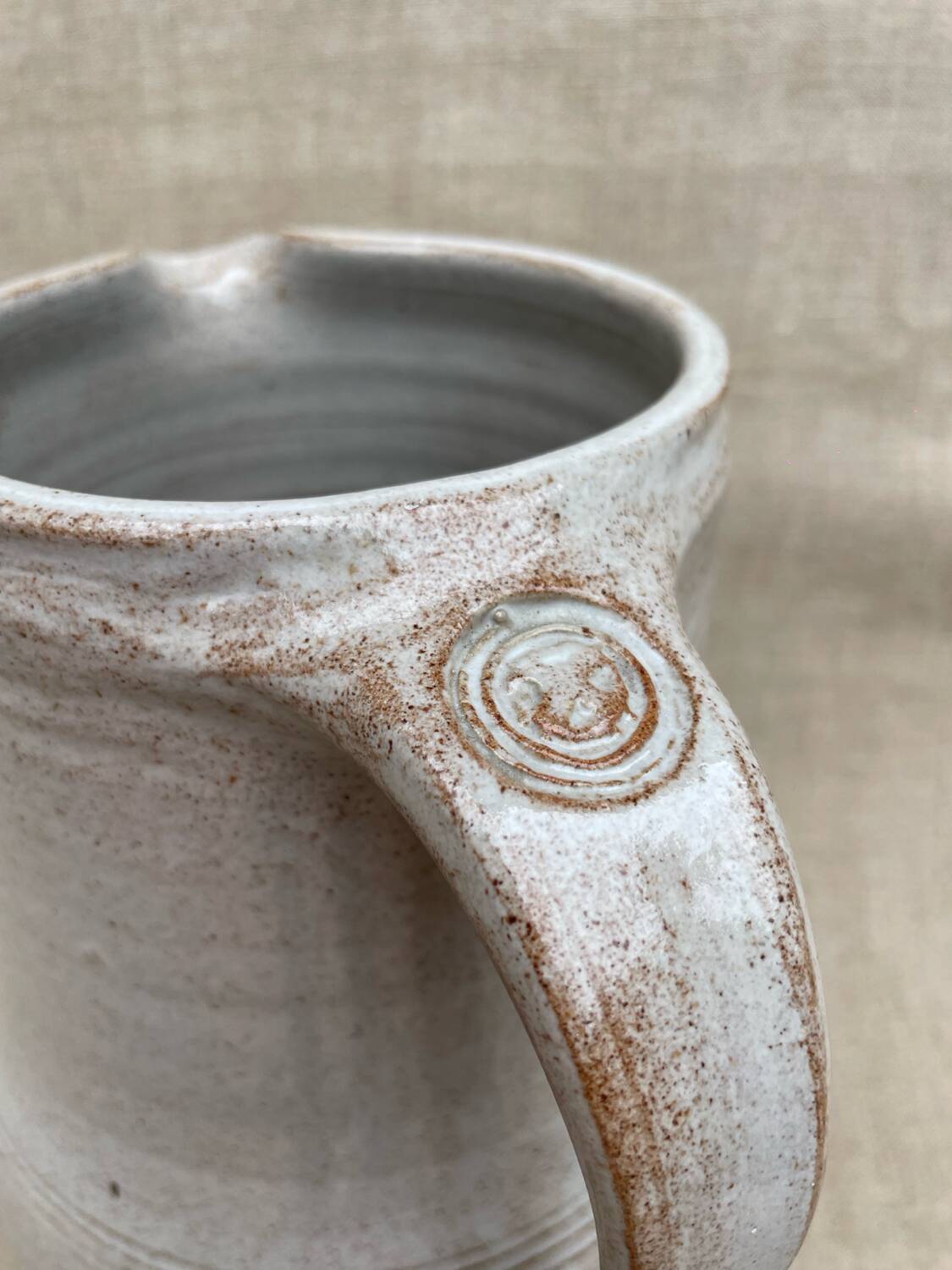 Volkoff Vallauris stoneware pitcher