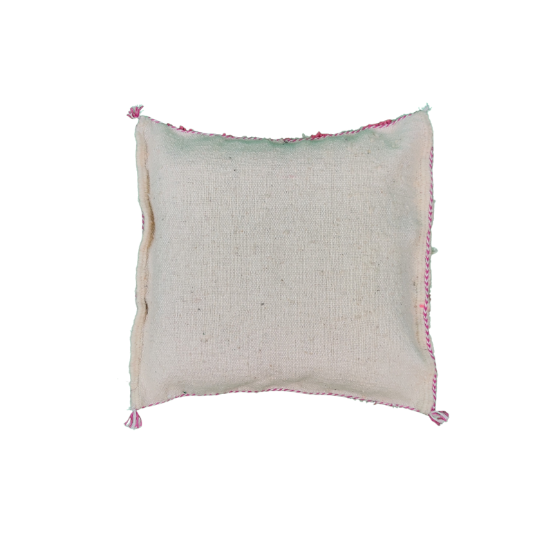 Berber cushion chessboard pink Beni Ouarain