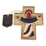 Bronze enamelled cross