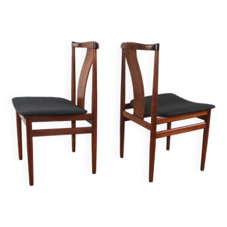 Paire de chaises scandinave vintage teck henning Sorensen