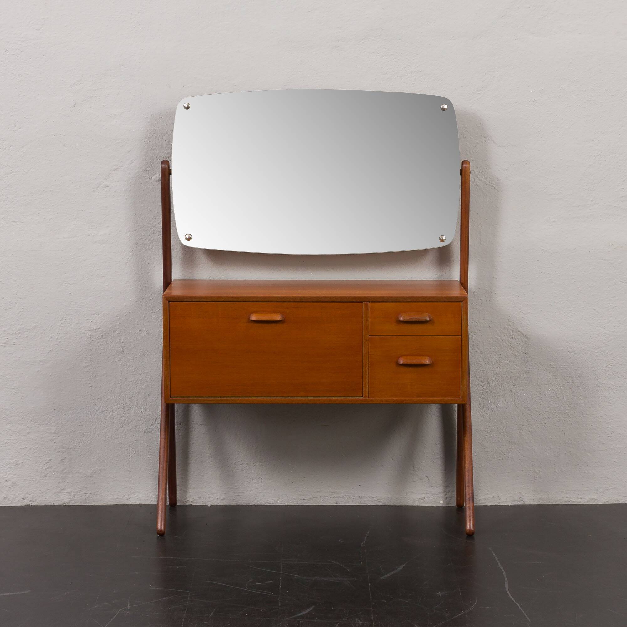 Mid-century Danish Teak Dressing Table from Ølholm Møbelfabrik,1960s
