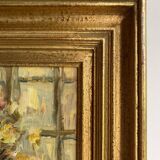 Still life with cup signed Peyranne, mid-20th century