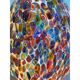 Lampe de table en verre de style oeuf de Murano multicolore floral contemporain, lot de 2 ou une paire de lustres