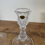 Lot of crystal candle holders
