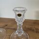 Lot bougeoirs cristal