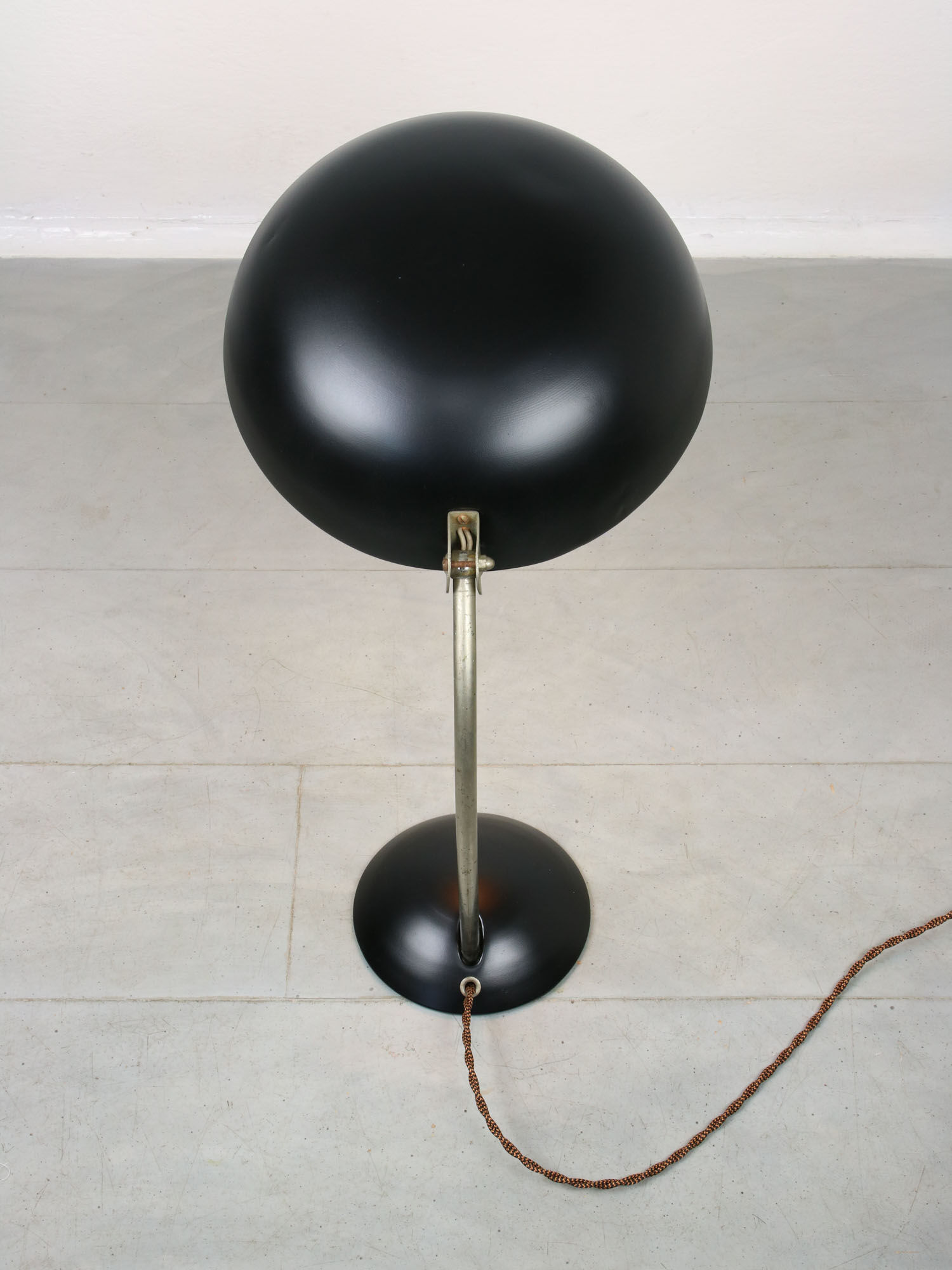 Black Bauhaus Table Lamp, 1930s