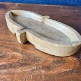Small old carved stone cup, holy water font or soapstone