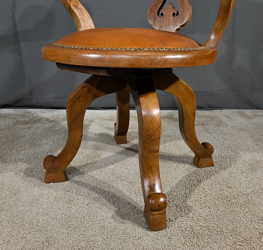 Swivel Armchair, Victorian Period, England – 2nd part 19th century