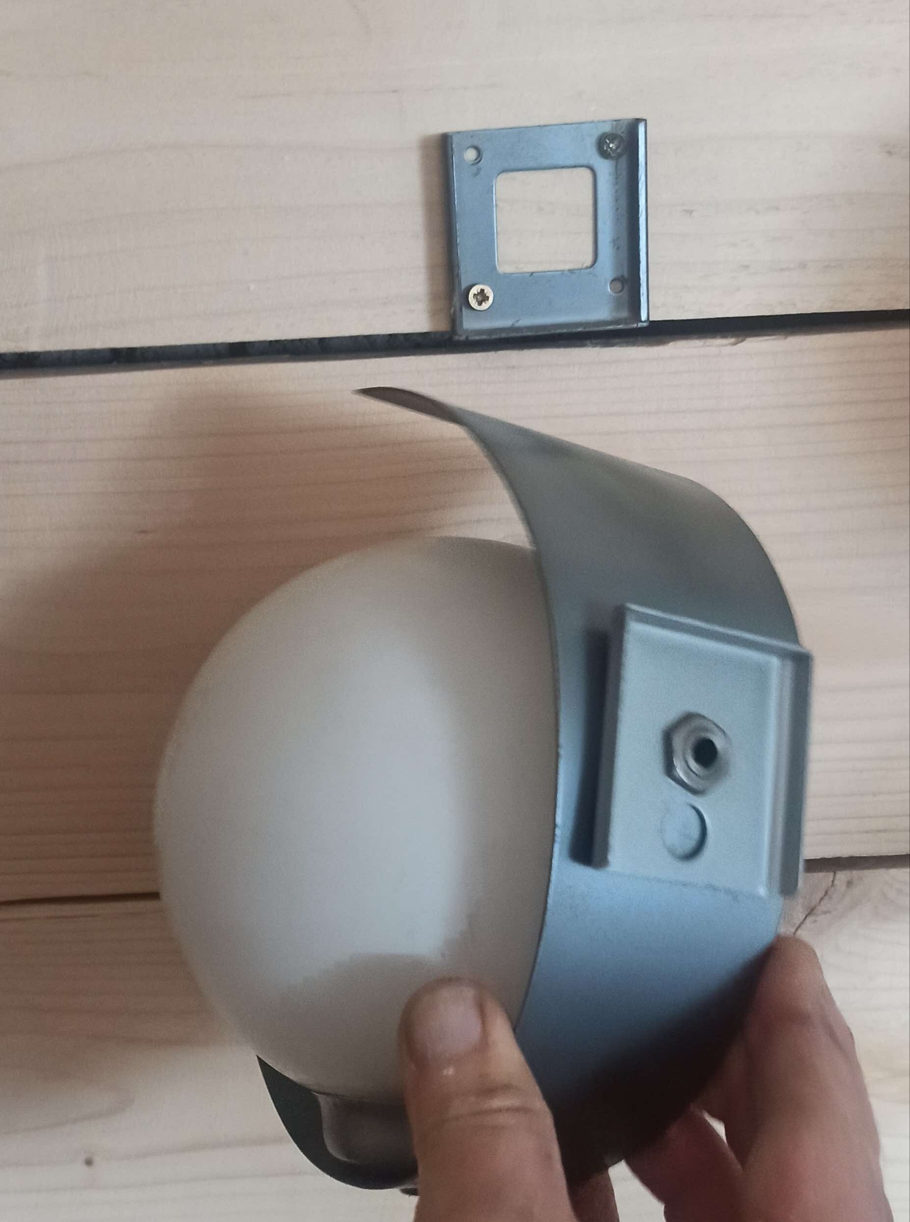 Pair of 70s space age wall lights