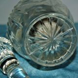 Carafe ewer for wine or water crystal cross of lorraine