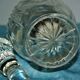 Carafe ewer for wine or water crystal cross of lorraine