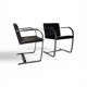 Pair of "Brno" armchairs by Ludwig Mies van der Rohe